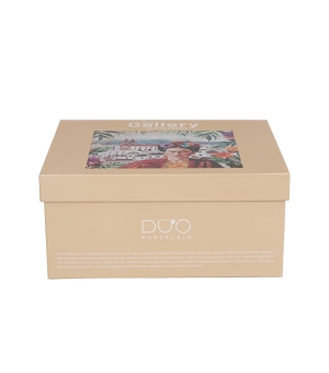 2 filiżanki ze spodkami MEXICAN ART RED