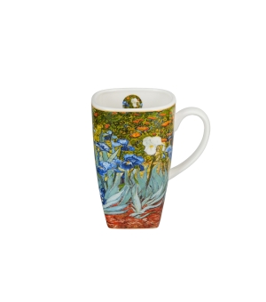 Kubek kwadratowy IRISES inspired by Van Gogh