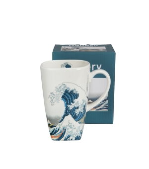 Kubek kwadratowy THE GREAT WAVE inspired by K. Hokusai