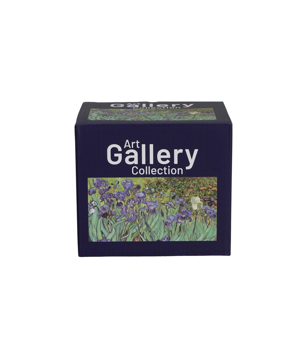 Kubek na stopce IRISES inspired by Van Gogh