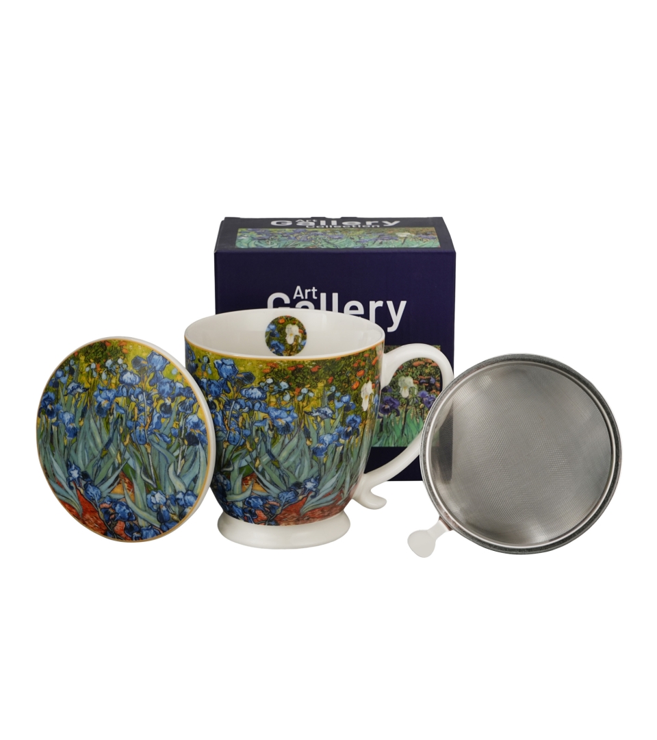 Zaparzacz na stopce IRISES inspired by Van Gogh