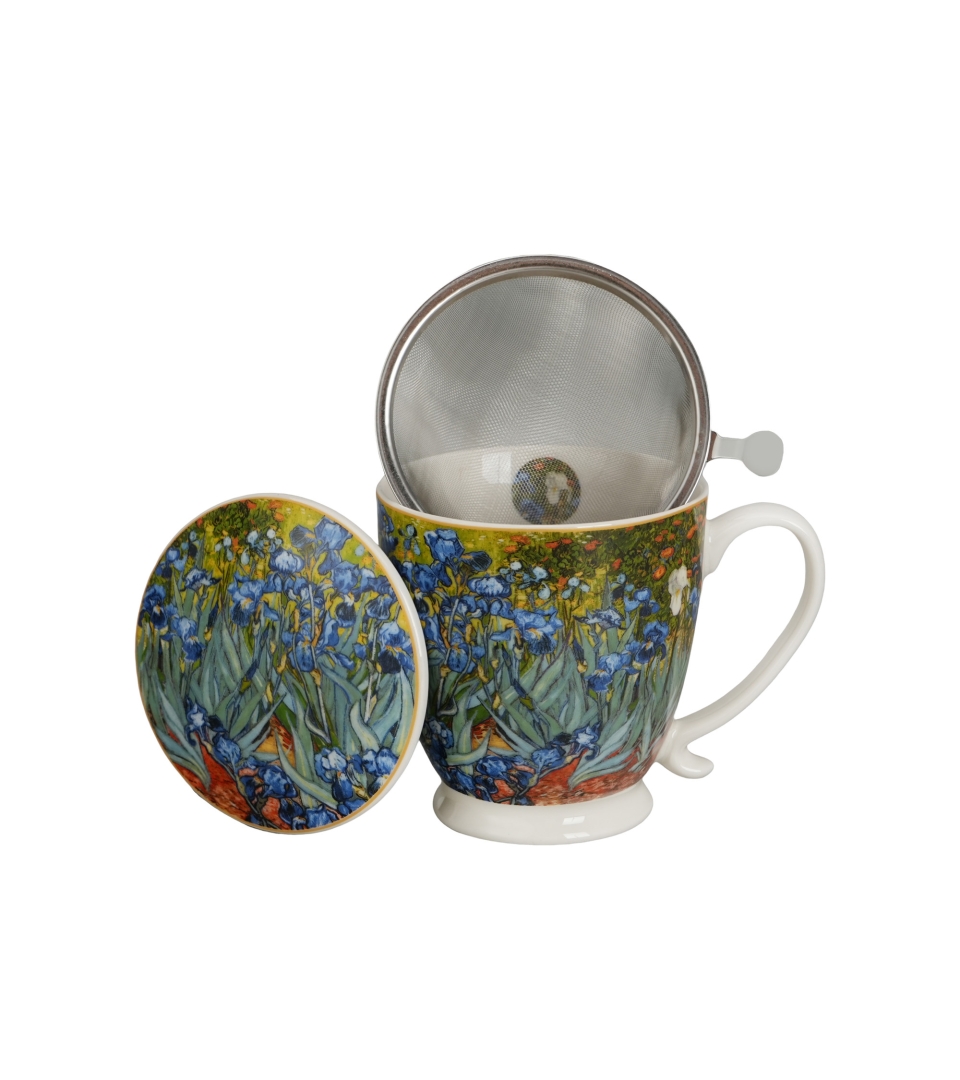 Zaparzacz na stopce IRISES inspired by Van Gogh