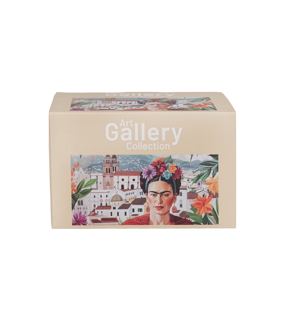 2 kubki classic MEXICAN ART RED