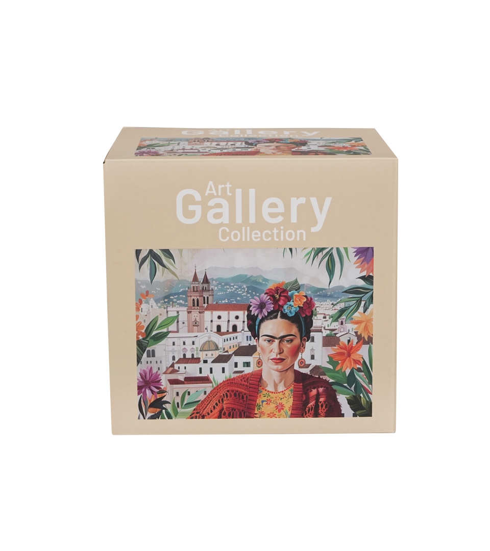 Filiżanka z dzbankiem i zaparzaczem MEXICAN ART RED