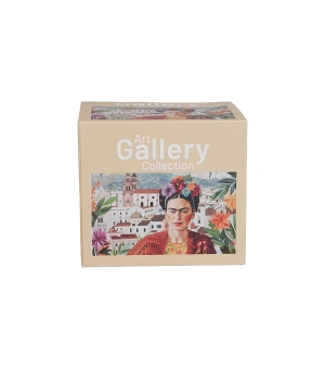 Kubek na stopce MEXICAN ART RED