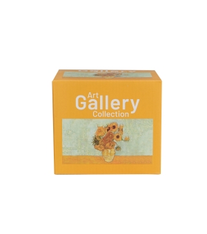 Kubek na stopce SUNFLOWERS inspired by Van Gogh