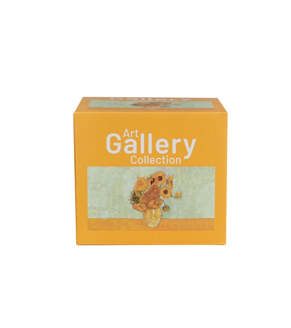 Kubek na stopce SUNFLOWERS inspired by Van Gogh