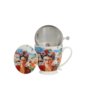 Zaparzacz na stopce MEXICAN ART RED