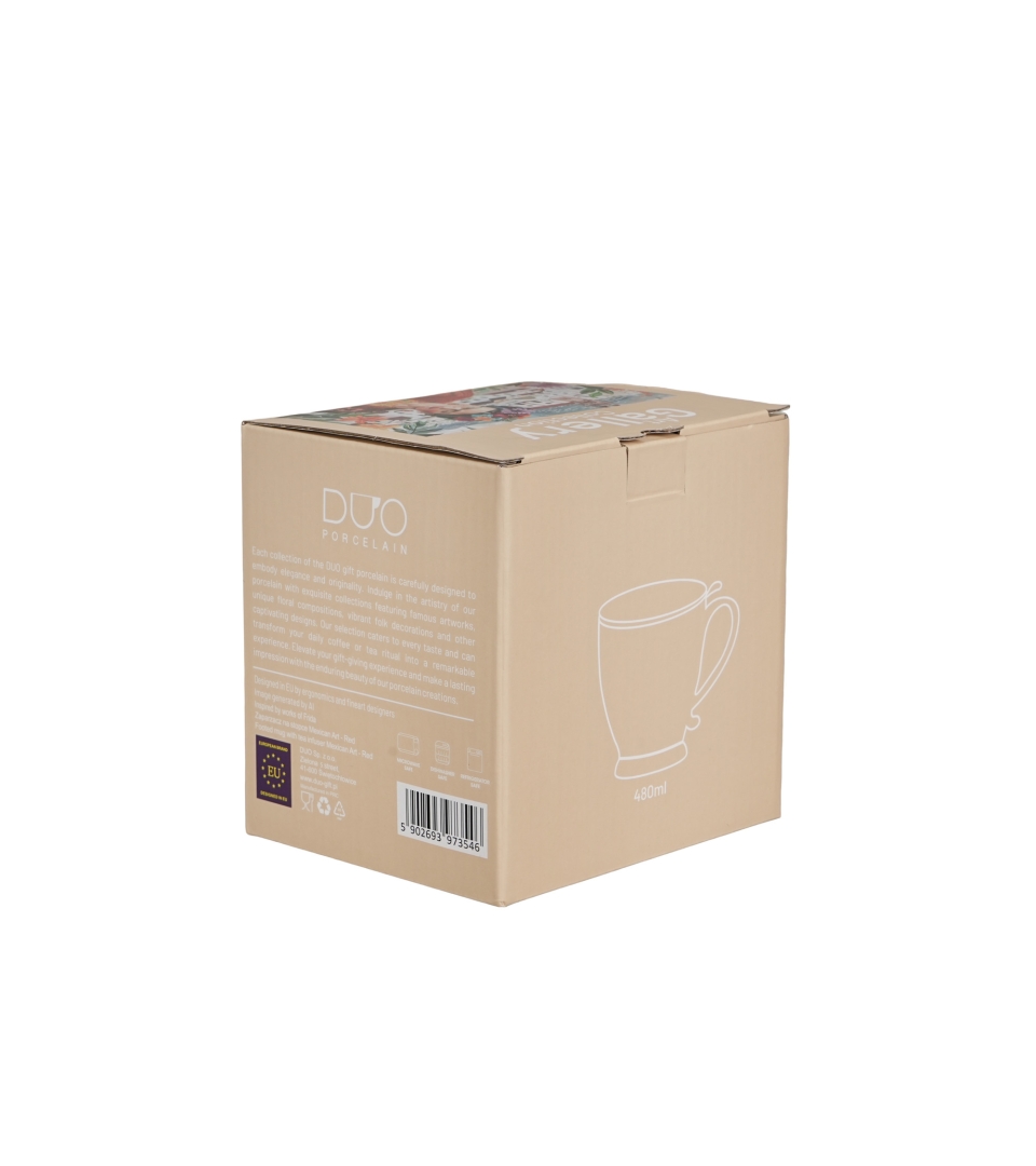 Zaparzacz na stopce MEXICAN ART RED