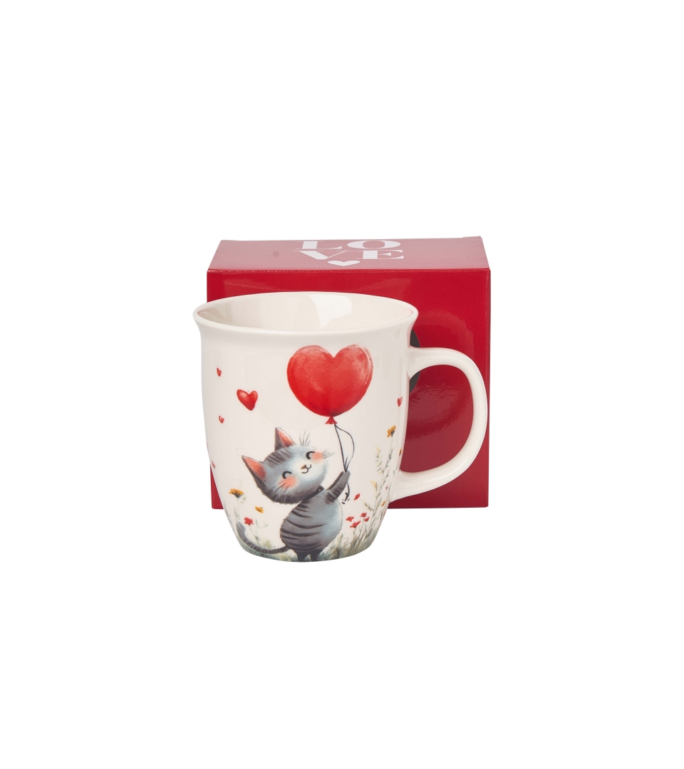 Kubek 650 ml KOT Z BALONEM