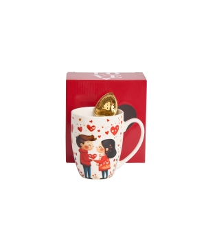 Kubek classic z zaparzaczem "serce" PARA