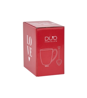 Kubek classic z zaparzaczem "serce" ROWER