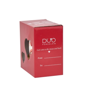 Kubek classic z zaparzaczem "serce" WRÓBEL