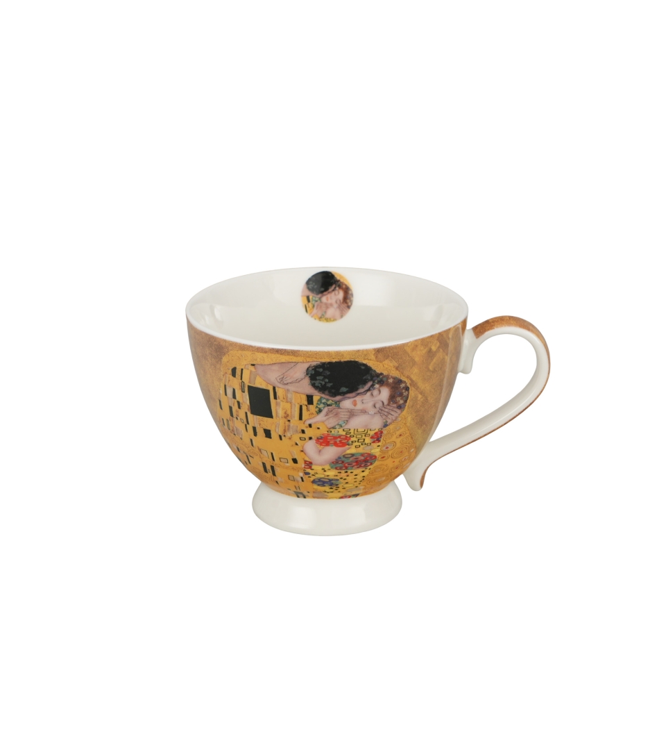 Kubek jumbo THE KISS CLASSIC inspired by G. Klimt