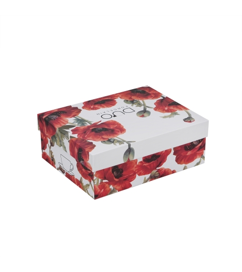 2 filiżanki espresso ze spodkami CLASSIC POPPIES