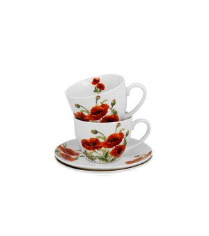 2 filiżanki ze spodkami CLASSIC POPPIES