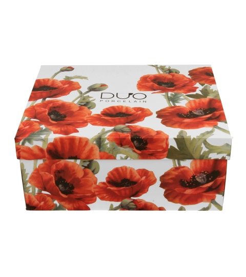 2 filiżanki ze spodkami CLASSIC POPPIES