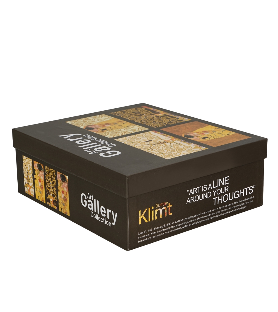 Komplet 4 kubki classic inspired by Gustav Klimt