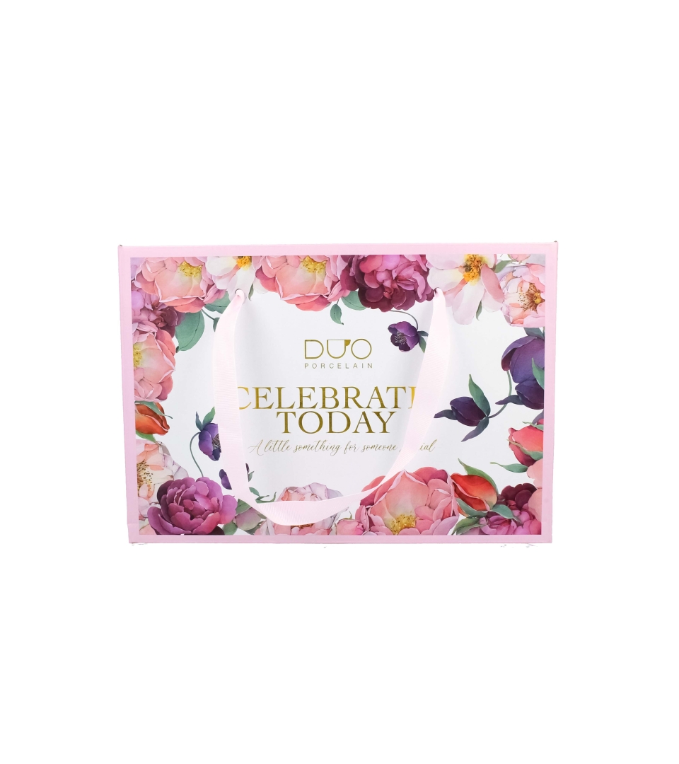 2 filiżanki royal ze spodkami SPRING ROSES WHITE