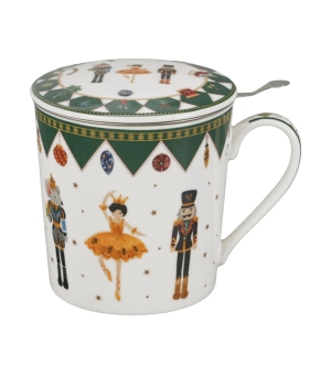 Kubek z zaparzaczem w opakowaniu domek NUTCRACKERS