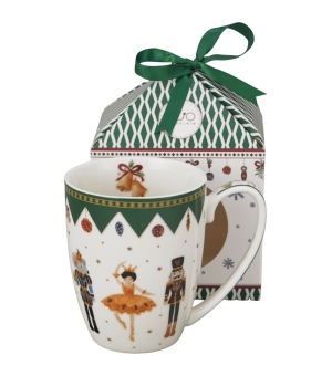 Kubek classic w pudełku z kokardą NUTCRACKERS