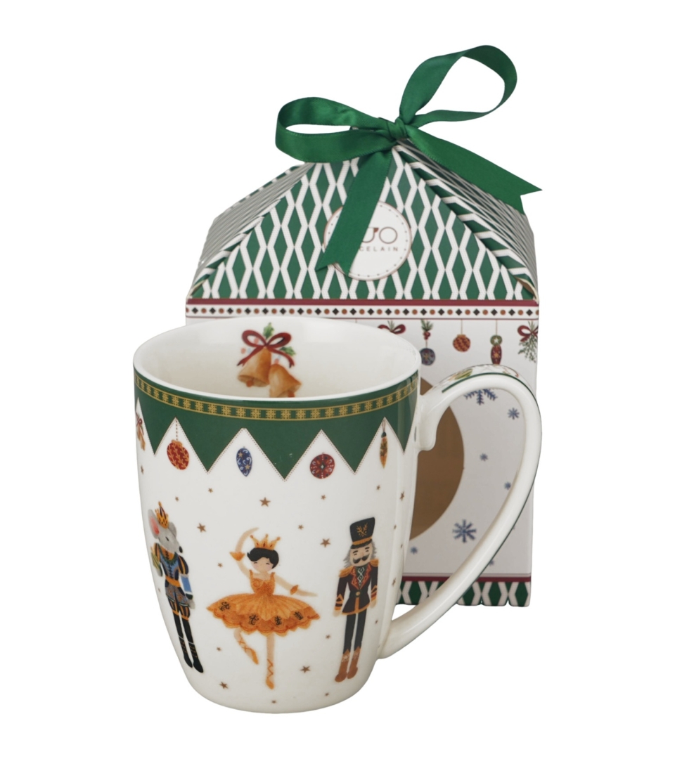 Kubek classic w pudełku z kokardą NUTCRACKERS
