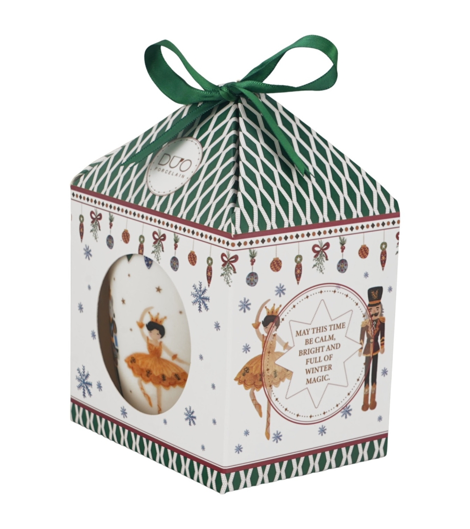Kubek classic w pudełku z kokardą NUTCRACKERS