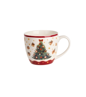 Kubek 460 ml "w koszyczku" CHRISTMAS TREE 3