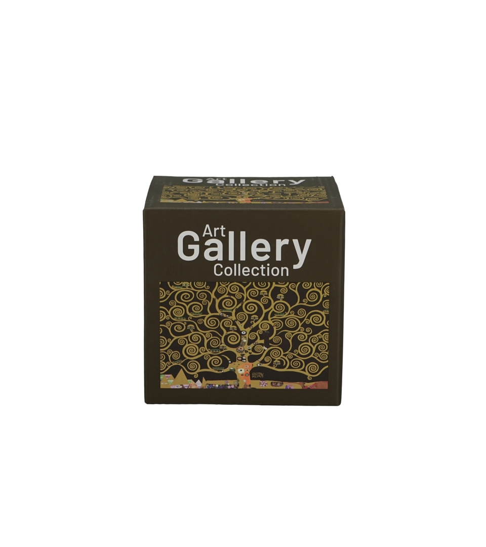 Kubek classic TREE OF LIFE Brown inspired by Gustav Klimt