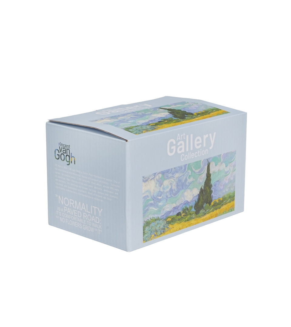 2 kubki classic WHEAT FIELD inspired by Van Gogh