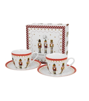 2 filiżanki espresso ze spodkami CHRISTMAS NUTCRACKER