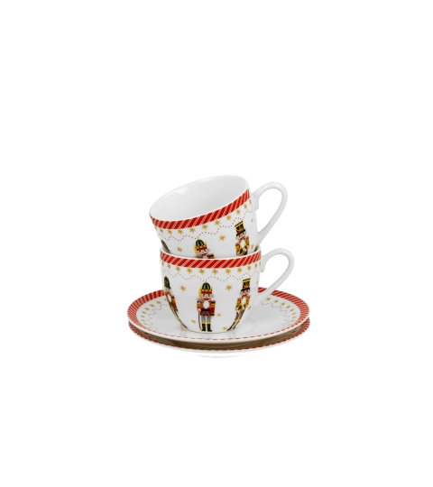 2 filiżanki espresso ze spodkami CHRISTMAS NUTCRACKER