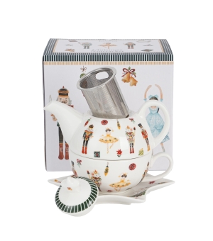 Filiżanka z dzbankiem, spodkiem CHRISTMAS NUTCRACKER