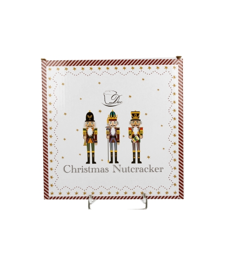 Komplet 2 talerze deserowe CHRISTMAS NUTCRACKER