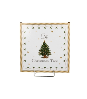 Komplet 2 talerze deserowe CHRISTMAS TREE