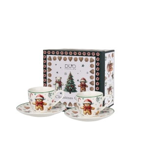 2 filiżanki espresso ze spodkami CHRISTMAS CUTIES