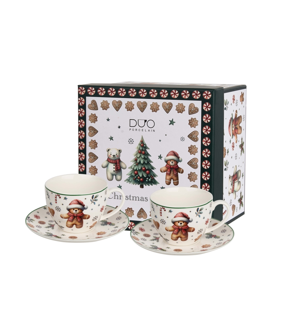 2 Filiżanki ze spodkami CHRISTMAS CUTIES