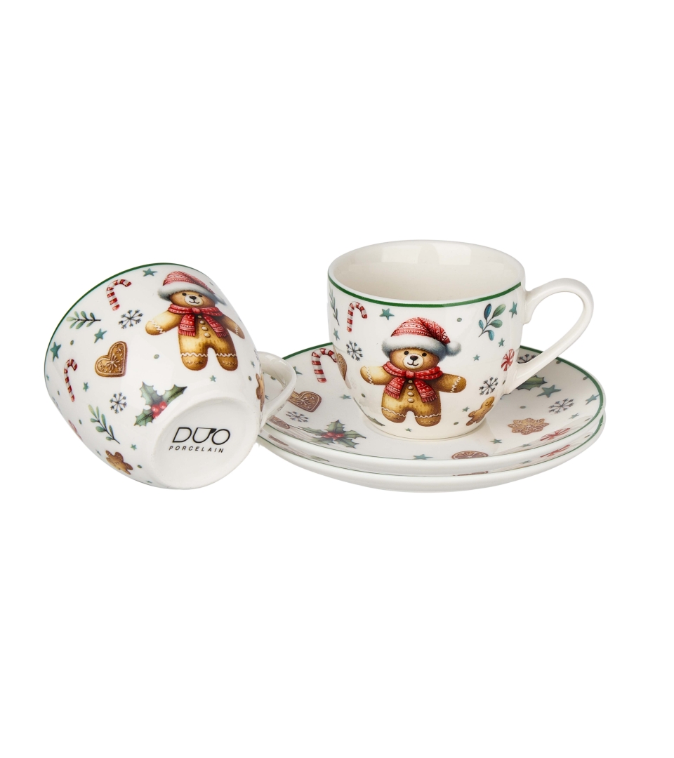 2 Filiżanki ze spodkami CHRISTMAS CUTIES