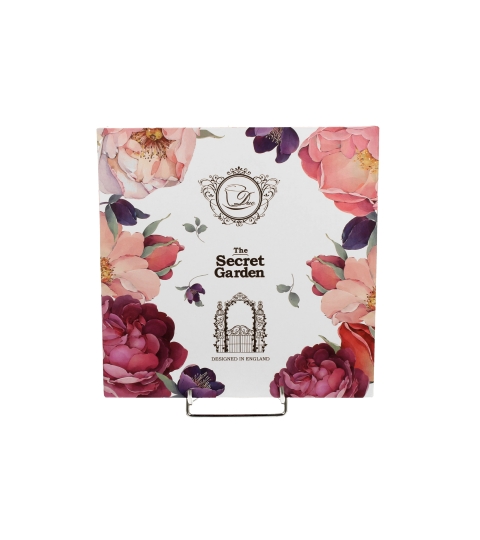 Komplet 2 talerze obiadowe SPRING ROSES WHITE