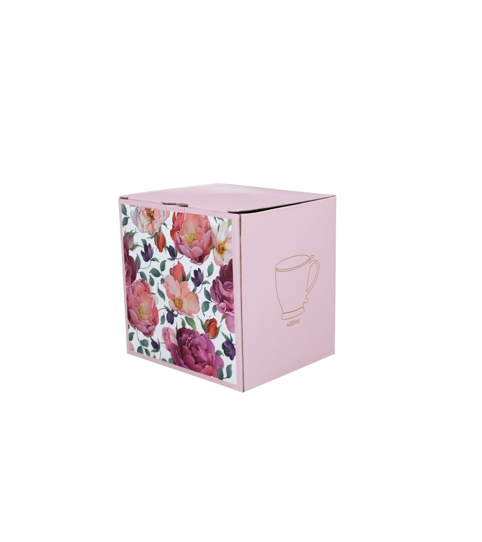 Zaparzacz na stopce SPRING ROSES WHITE