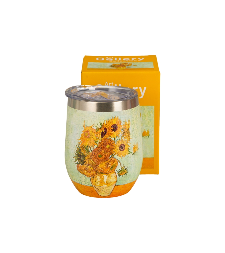Kubek termiczny SUNFLOWERS inspired by Van Gogh