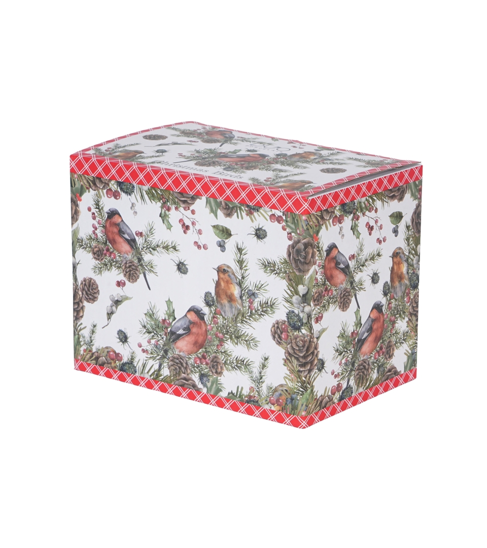 Kubek 460 ml z metalowym zaparzaczem CHRISTMAS BIRDS 1