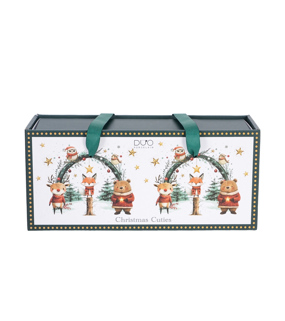 2 kubki classic "opakowanie szuflada" CHRISTMAS CUTIES 2