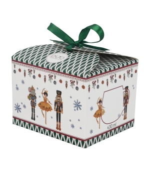 Kubek baryłka w pudełku z kokardą NUTCRACKER