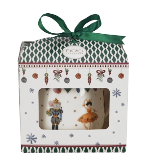 Zaparzacz baryłka w pudełku z kokardą NUTCRACKER