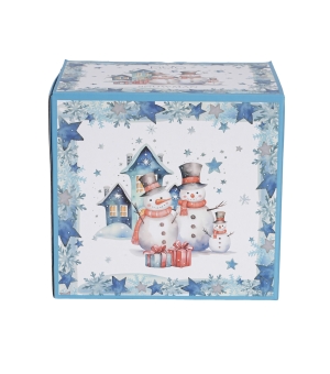 Filiżanka z dzbankiem, spodkiem i zaparzaczem SNOWMAN