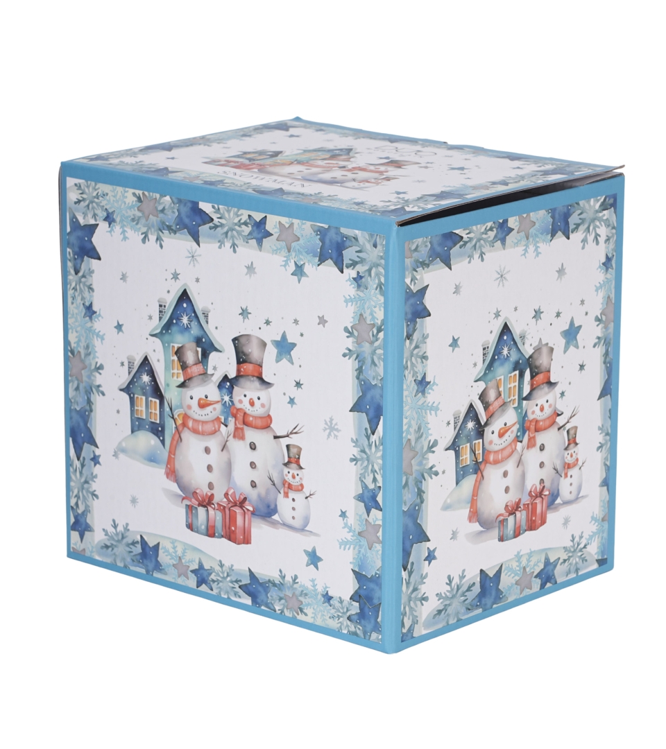 Filiżanka z dzbankiem, spodkiem i zaparzaczem SNOWMAN