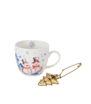 Kubek 460 ml z metalowym zaparzaczem SNOWMAN
