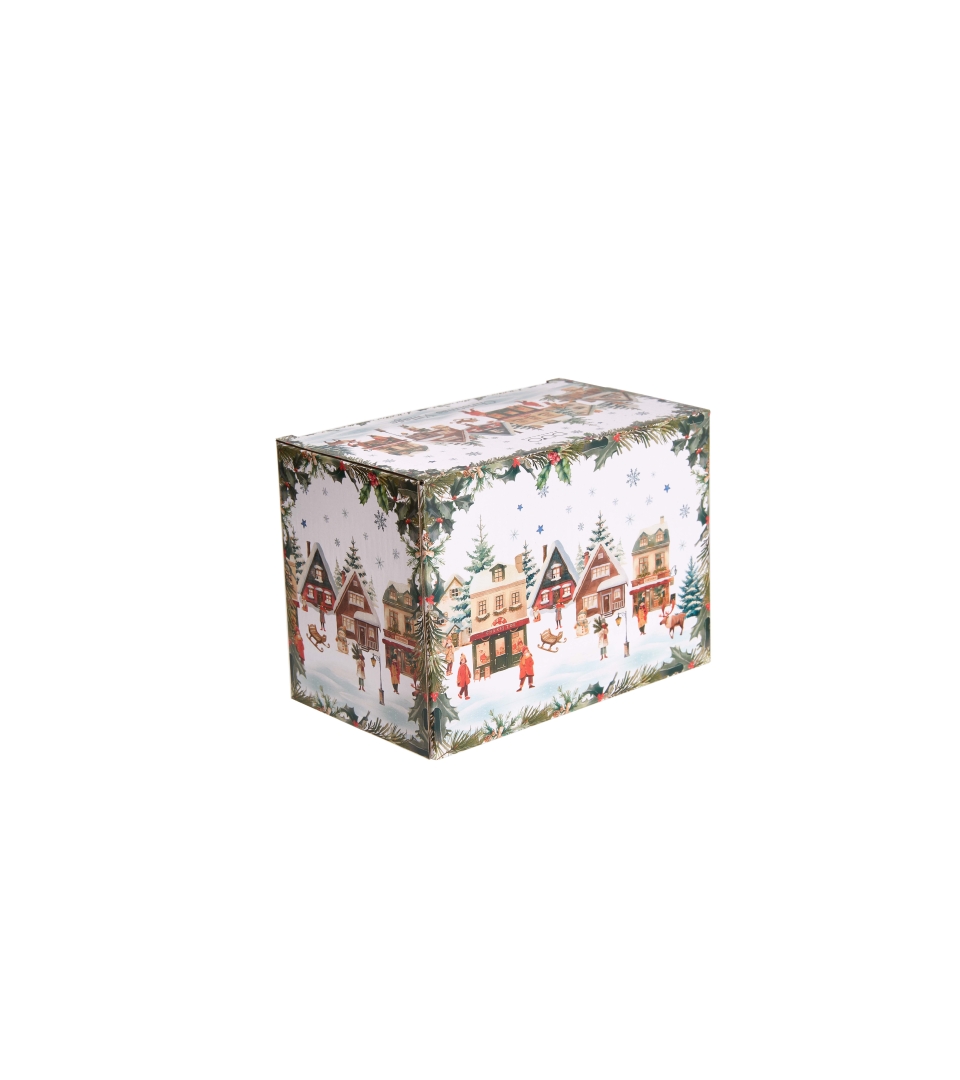 Kubek 460 ml z metalowym zaparzaczem CHRISTMAS VILLAGE