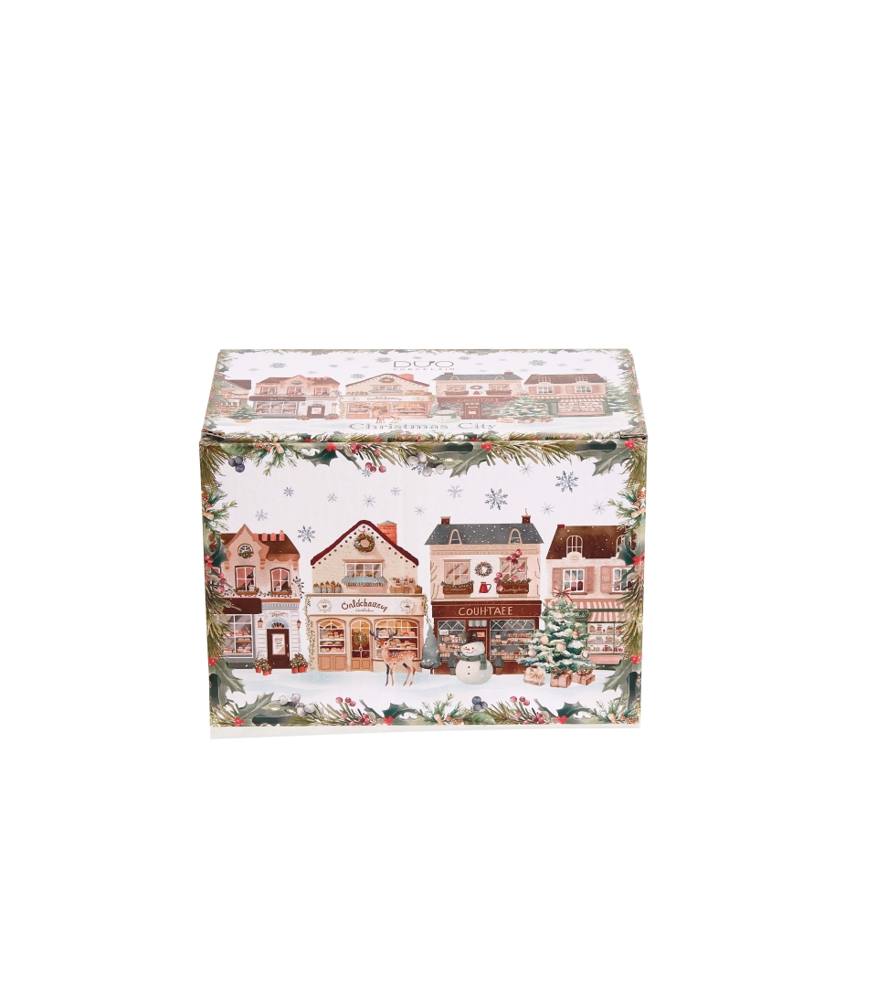 Kubek 460 ml z metalowym zaparzaczem CHRISTMAS CITY 2